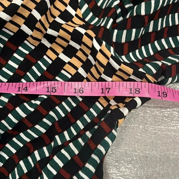 [US10]Anthropologie Maeve  Gianna Tunic V Neck Dress Geometric Print - Picture 4 of 7